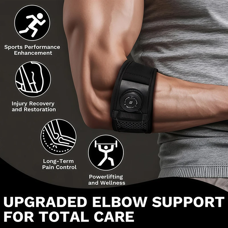 `Adjustable Knob Elbow Brace S - Badminton Materi ulasan dan harga