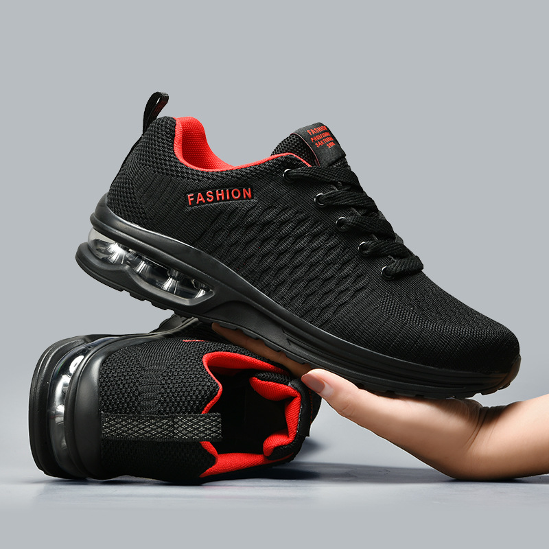 Men Running Shoes Lace Up Snea - Badminton Shoes Men ulasan dan harga