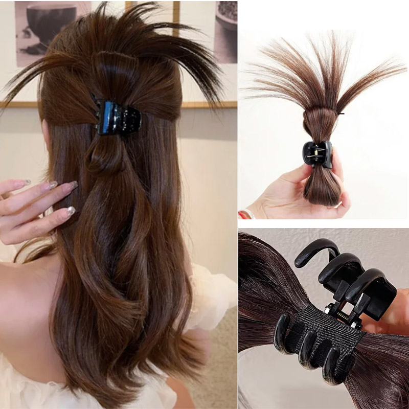 Synthetic  Women Half-tie Hair - Feather Shuttlecock ulasan dan harga