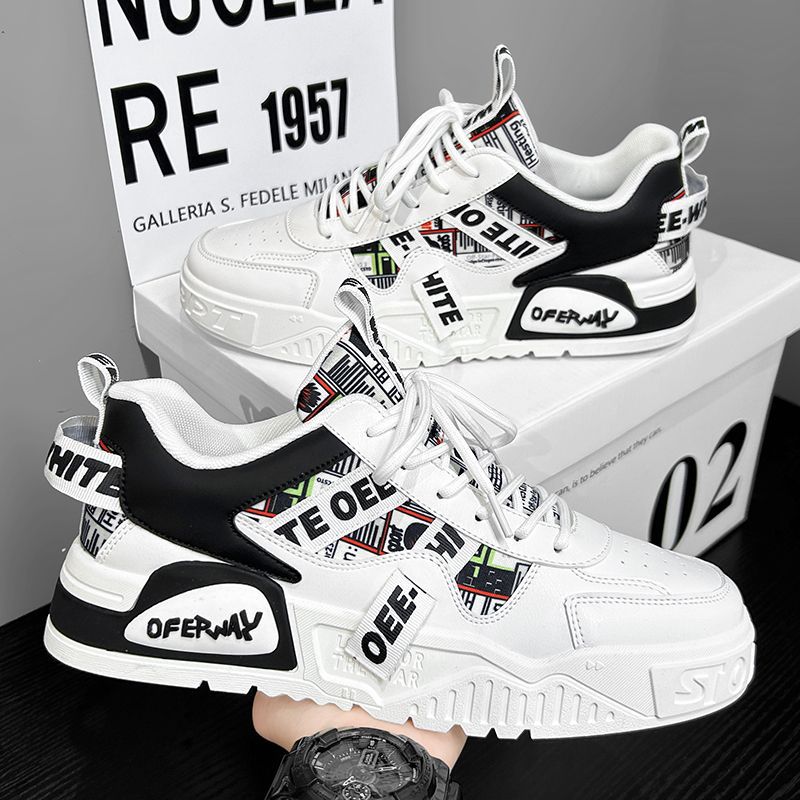 Casual Fashion Leather Sneaker - Badminton Shoes Men ulasan dan harga