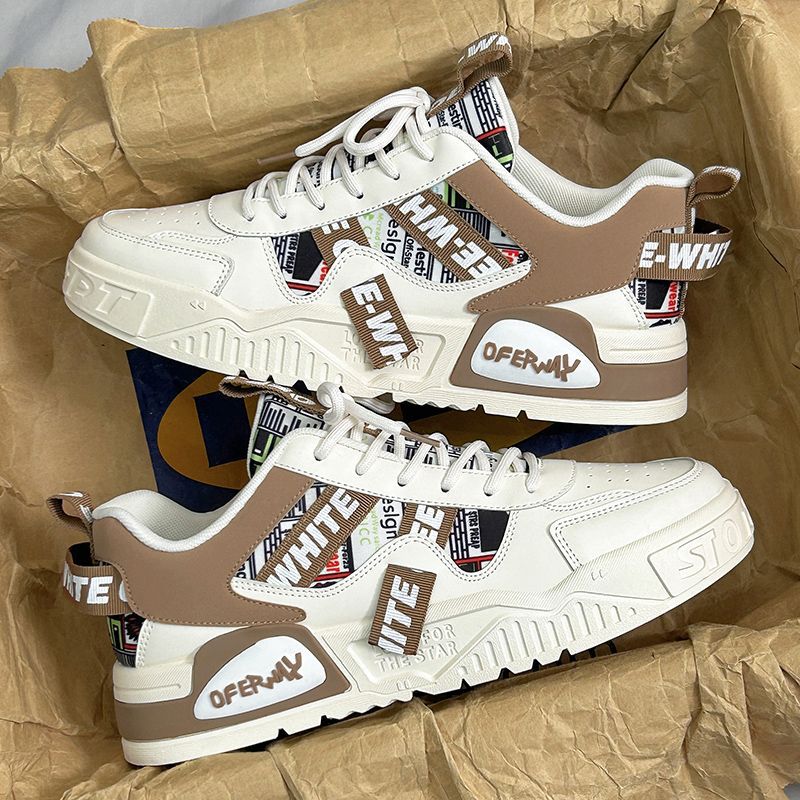 Casual Fashion Leather Sneaker - Badminton Shoes Men ulasan dan harga