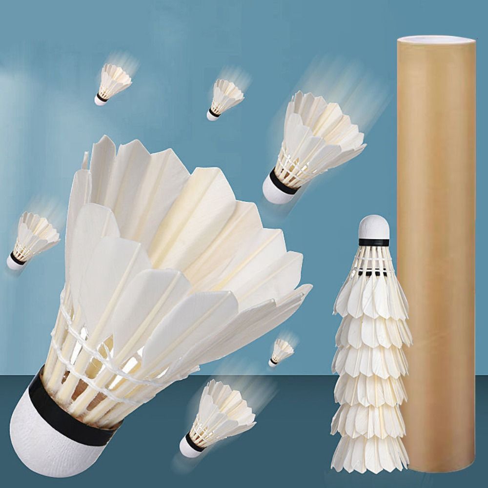 New White Goose Feather Badmin - Feather Shuttlecock ulasan dan harga