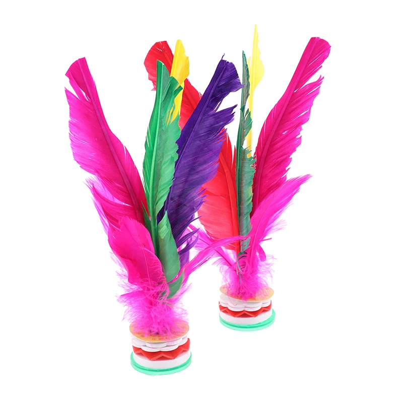 2PC Jianzi Shuttlecock  Fitnes - Feather Shuttlecock ulasan dan harga